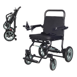 Elektrický odlehčený invalidní vozík inSPORTline Zauney • 16,6kg • do 100kg • až 20km dojezd