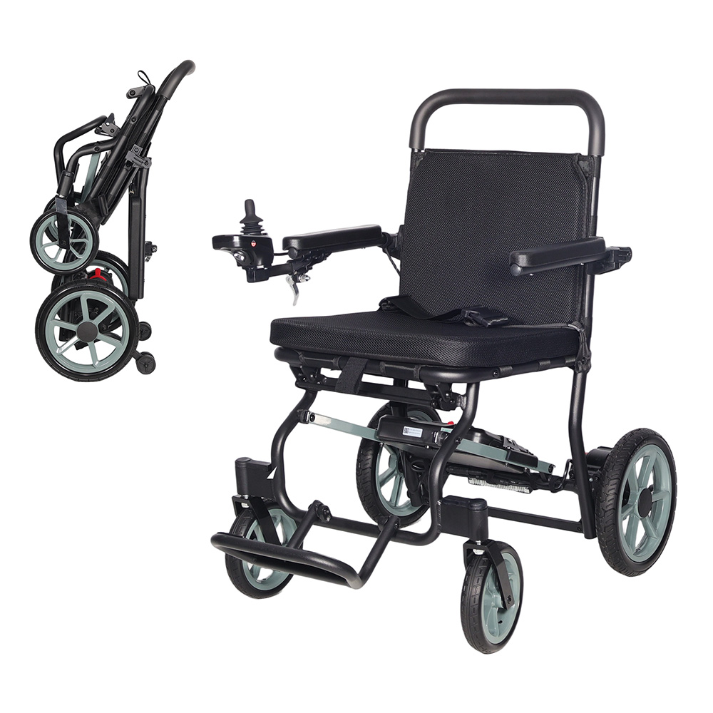 Elektrický odlehčený invalidní vozík inSPORTline Zauney