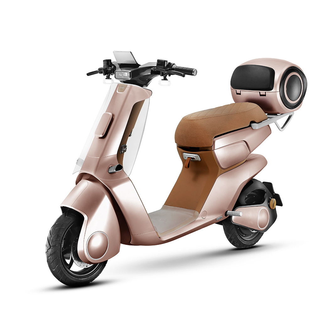 Elektrický skútr Stardust 25 10" růžová