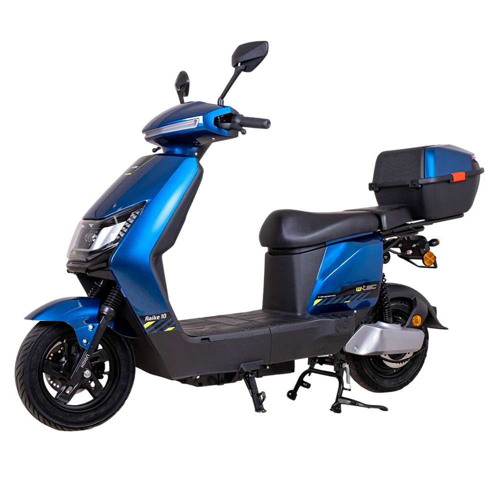 Elektrický skútr W-TEC Raike II 16" • až 70 km • 25 km/h • bez řidičáku modro-černá