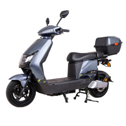 Elektrický skútr W-TEC Raike II 16" • až 70 km • 25 km/h • bez řidičáku šedo-černá