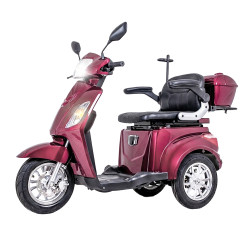 Elektrický tříkolový vozík inSPORTline Zorica vínová