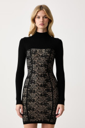 Elisabetta Franchi  bodycon šaty s viskózou