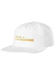 Emerica kšiltovka This Is Skateboarding Snapback White | Bílá | Velikost One Size