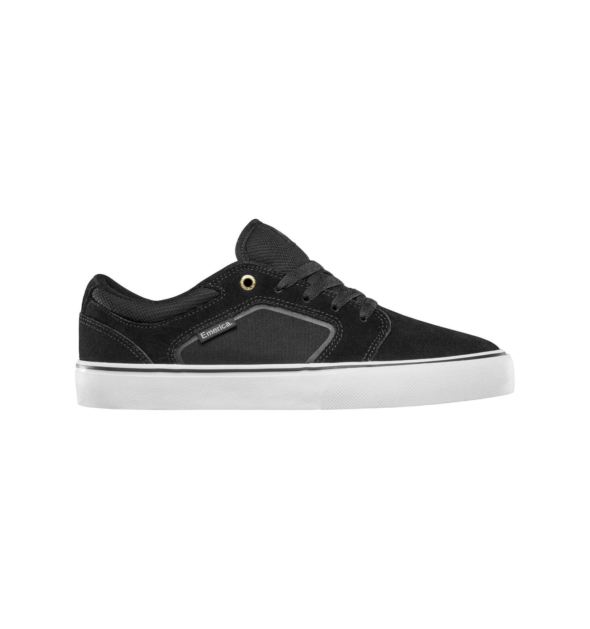 Emerica pánské boty Cadence Black / White / Gold | Černá | Velikost 9 US