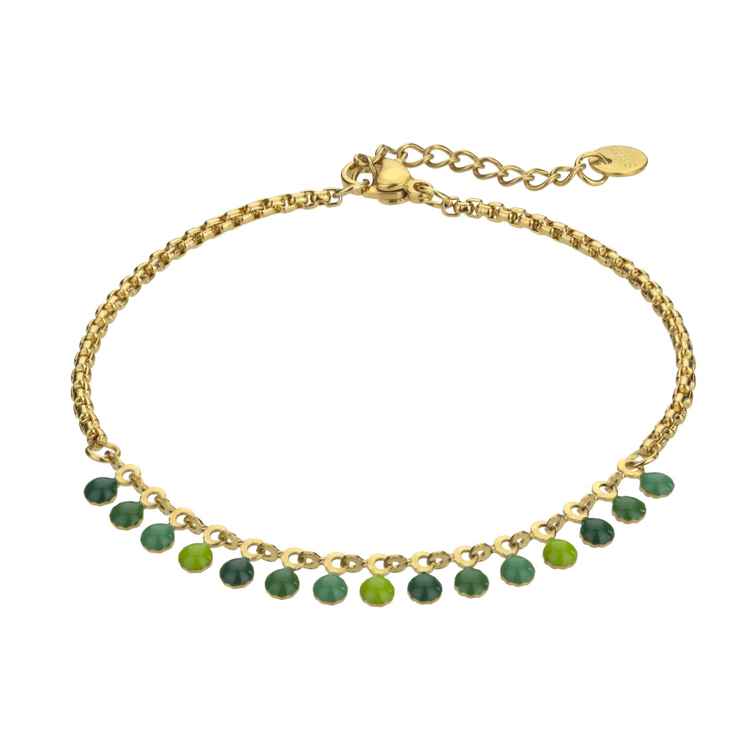 Emily Westwood Originální pozlacený náramek s přívěsky EWB23016G