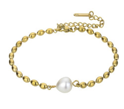 Emily Westwood Pozlacený náramek se sladkovodní perlou Stevie EWB23059G