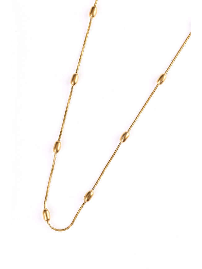 Emily Westwood Slušivý pozlacený náhrdelník z oceli EWN250174G