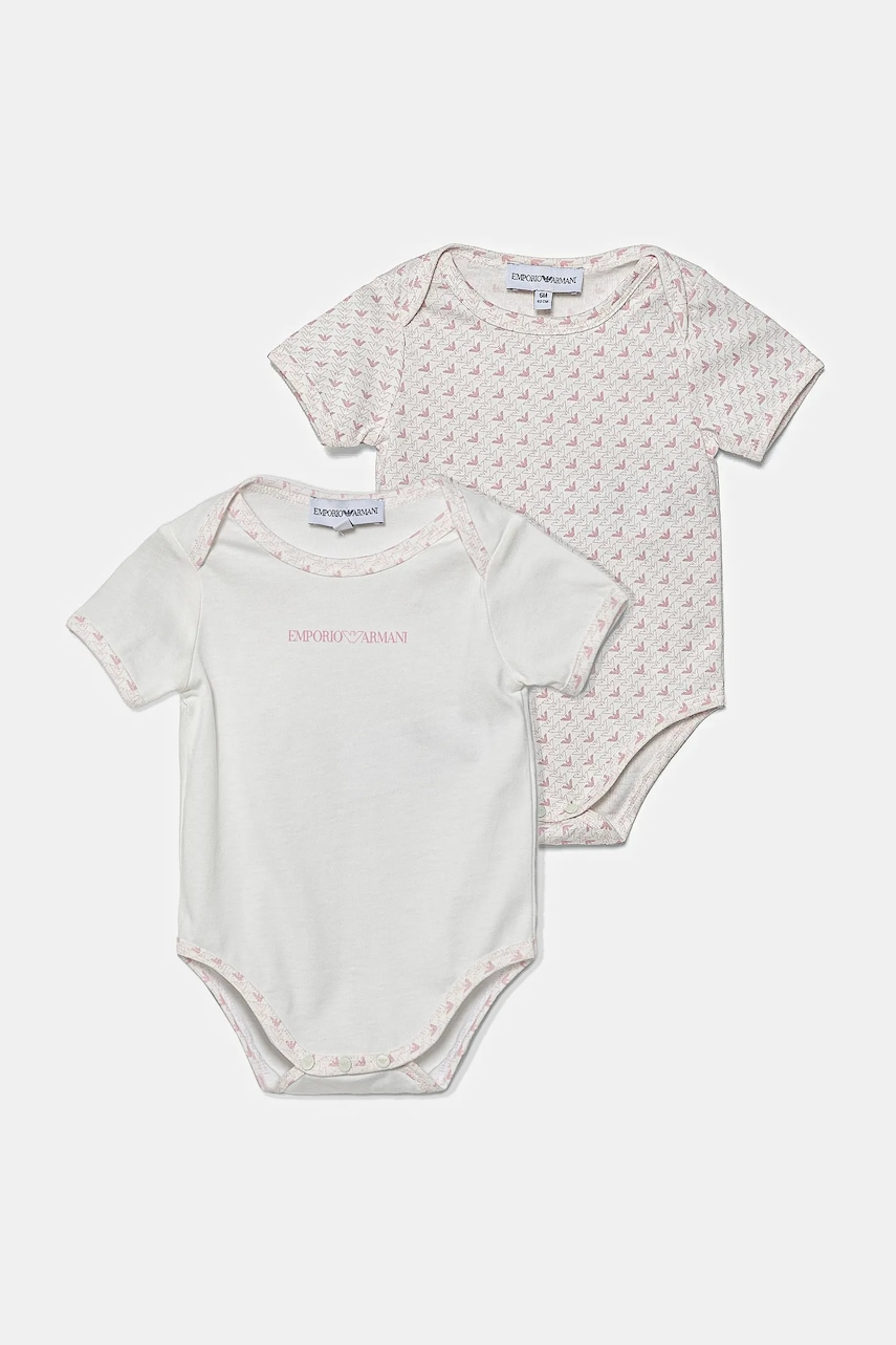 Emporio Armani  Bavlněné kojenecké body  2-pack
