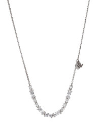 Emporio Armani Blyštivý stříbrný náhrdelník se zirkony EG3604040