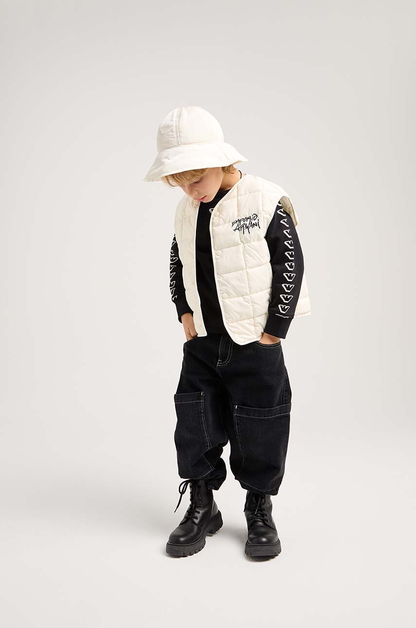 Emporio Armani  Dětská bavlněná mikina