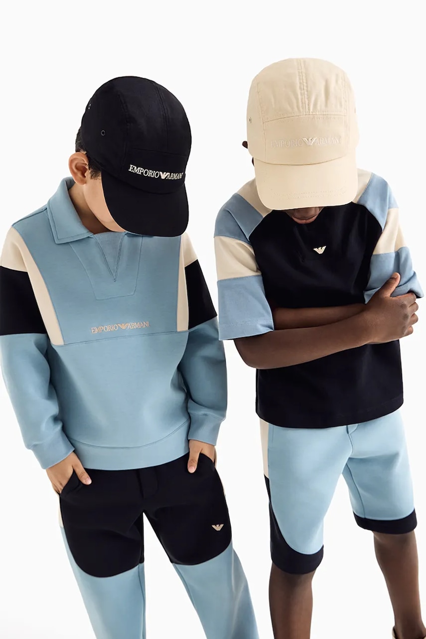 Emporio Armani  Dětské bavlněné tričko