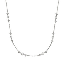 Emporio Armani Fashion stříbrný náhrdelník se zirkony EG3615040