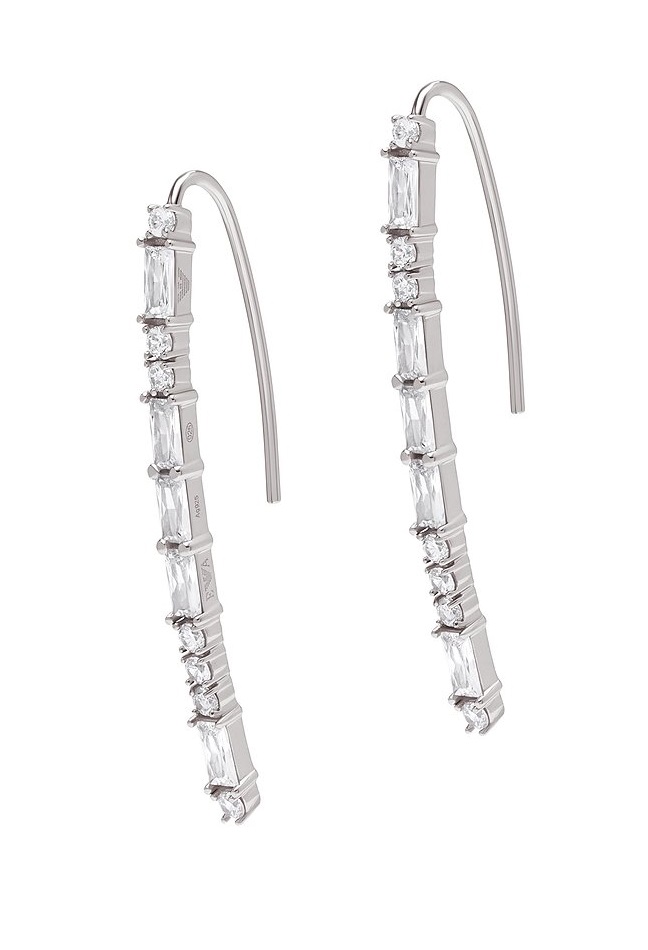 Emporio Armani Jedinečné stříbrné visací náušnice EG3606040