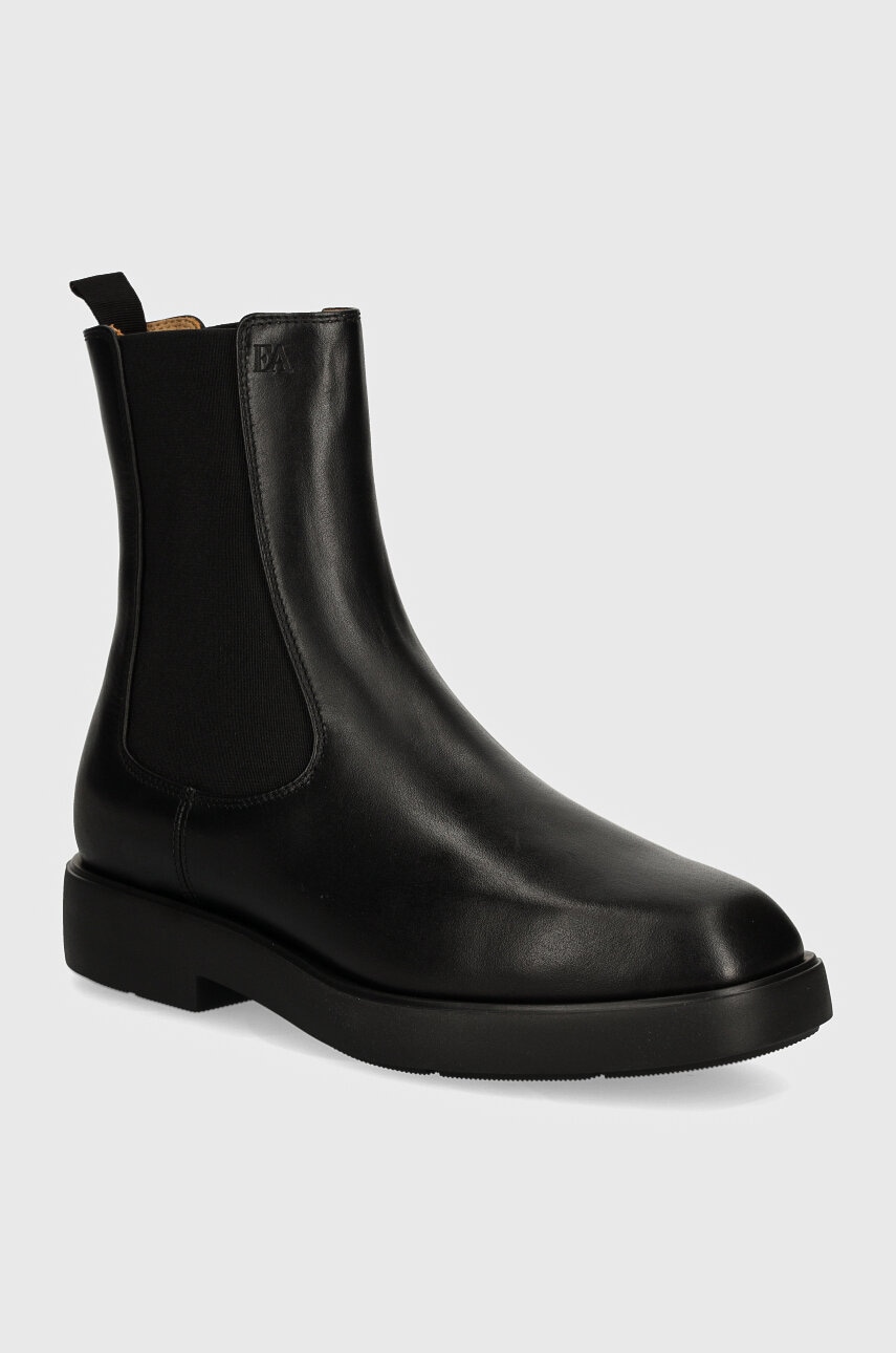 Emporio Armani  Kožené kotníkové boty