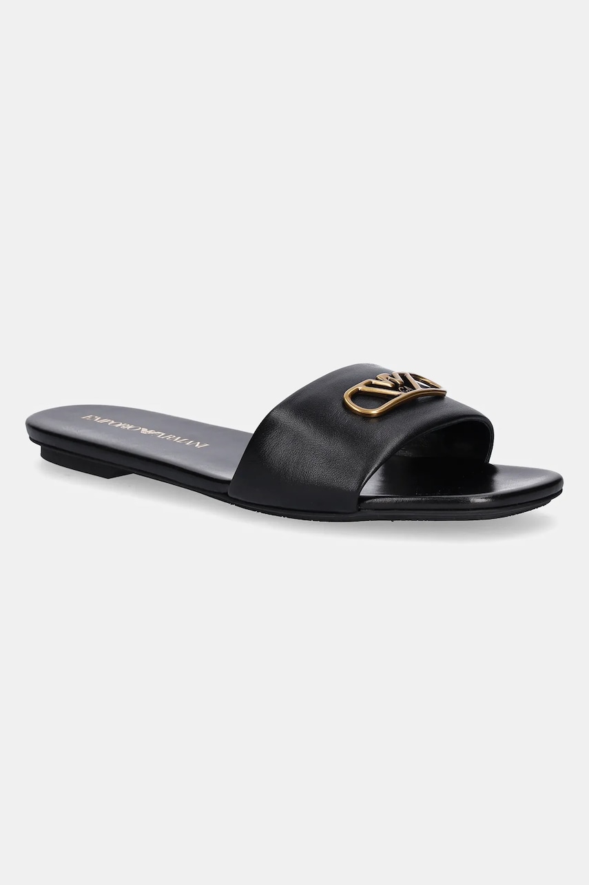 Emporio Armani  Kožené pantofle