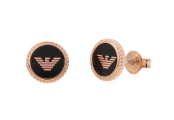Emporio Armani Luxusní bronzové náušnice s logem EGS2534221