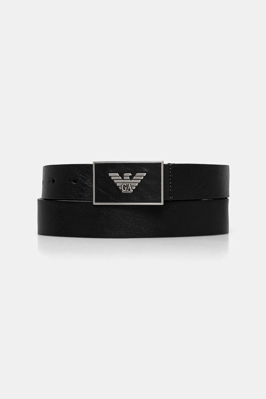 Emporio Armani  pásek pánský kožený