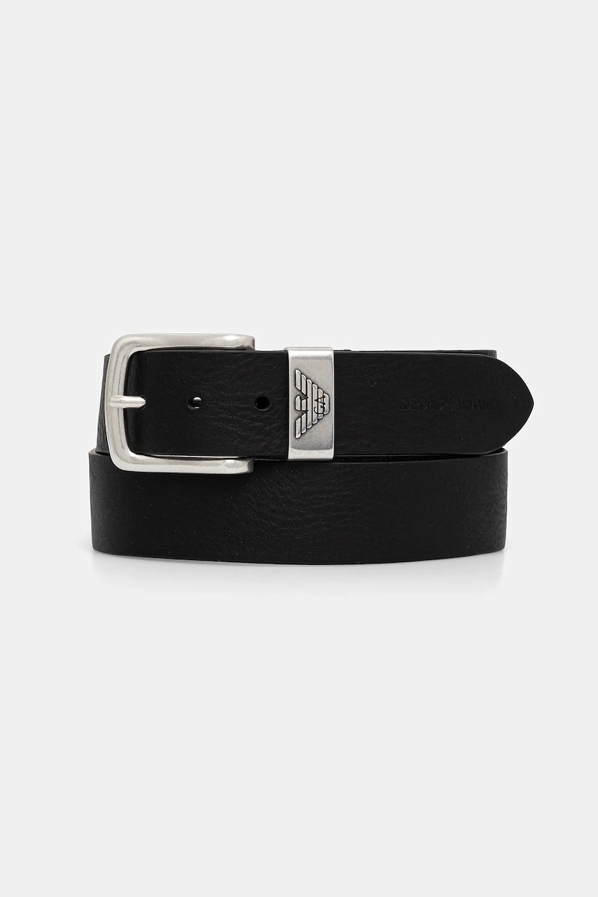 Emporio Armani  pásek pánský kožený