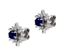 Emporio Armani Stříbrné náušnice s kubickými zirkony Hvězda EG3603040