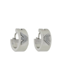 Emporio Armani Stylové kruhové náušnice z oceli EGS3165040