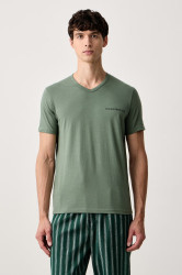 Emporio Armani Underwear  loungwear tričko pánské bavlněné s elastanem 2-pack