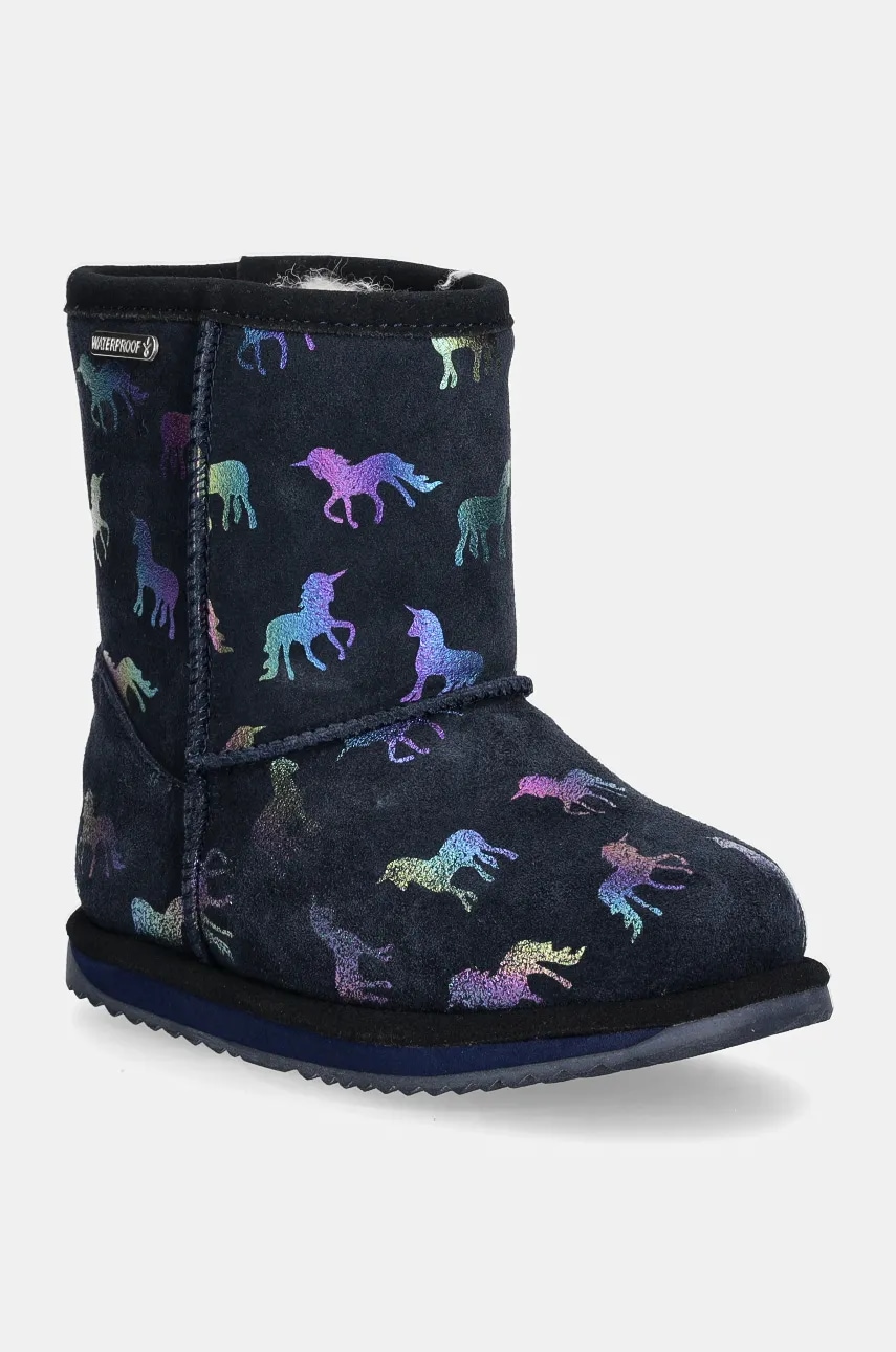Emu Australia  Dětské semišové sněhule  Rainbow Unicorn Brumby