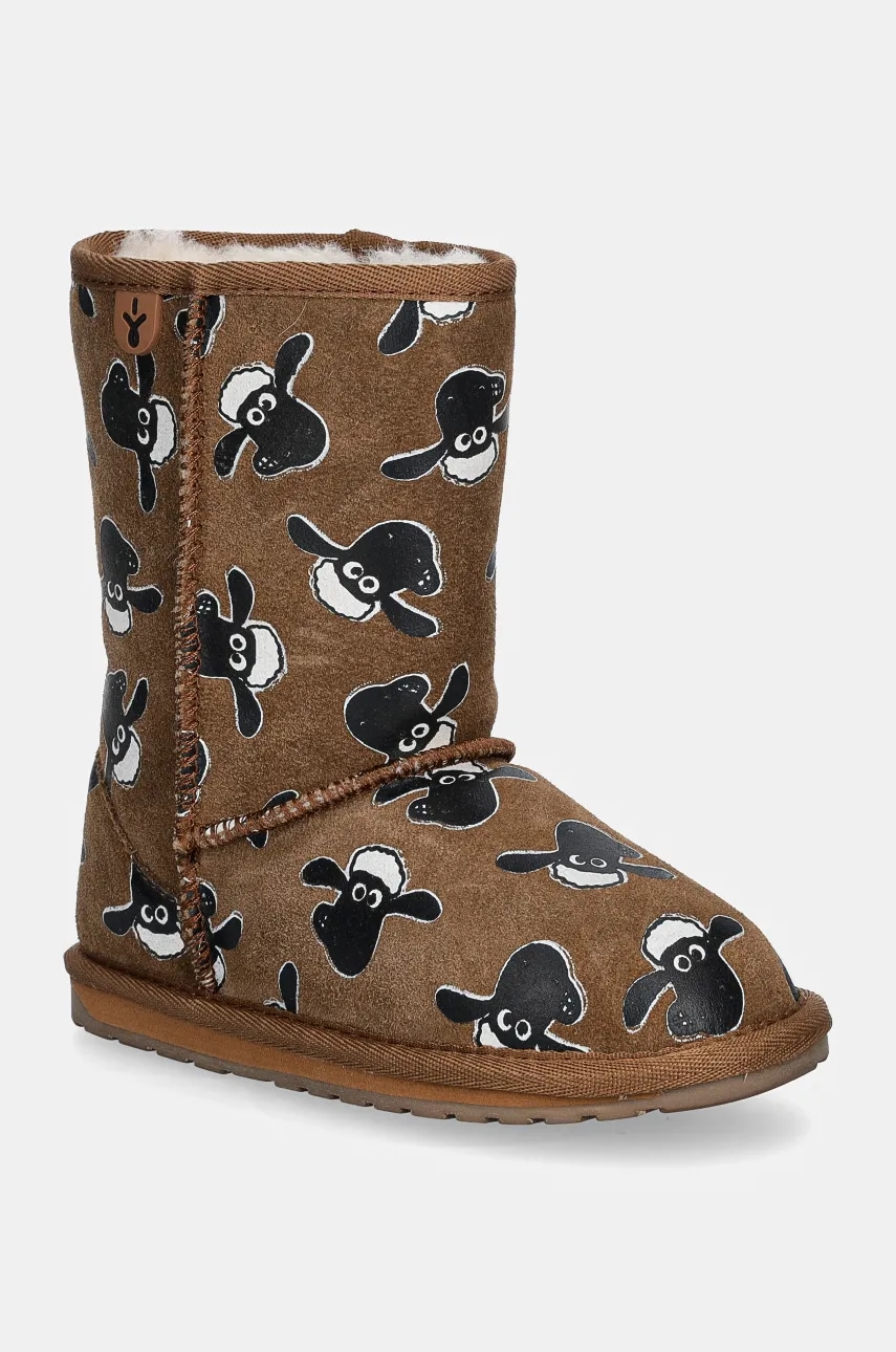 Emu Australia  Dětské semišové sněhule  Shaun The Sheep Print