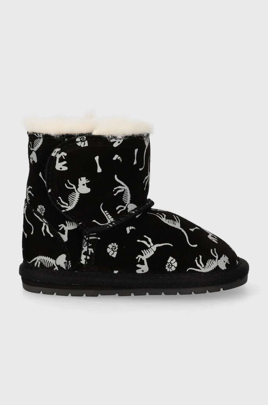 Emu Australia  Kojenecké semišové boty  Toddle Reflective Dino