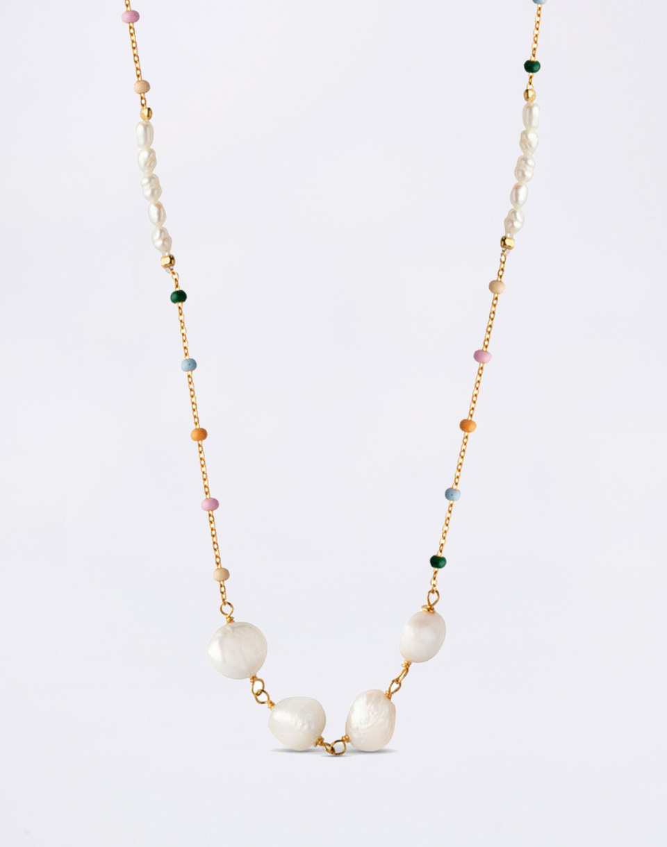 ENAMEL Copenhagen Necklace, Lola Perla Dreamy/Pearl