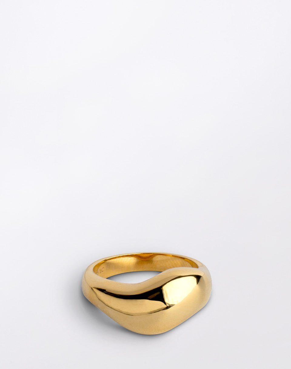 ENAMEL Copenhagen Ring, Agnete Large 925S/GP 52
