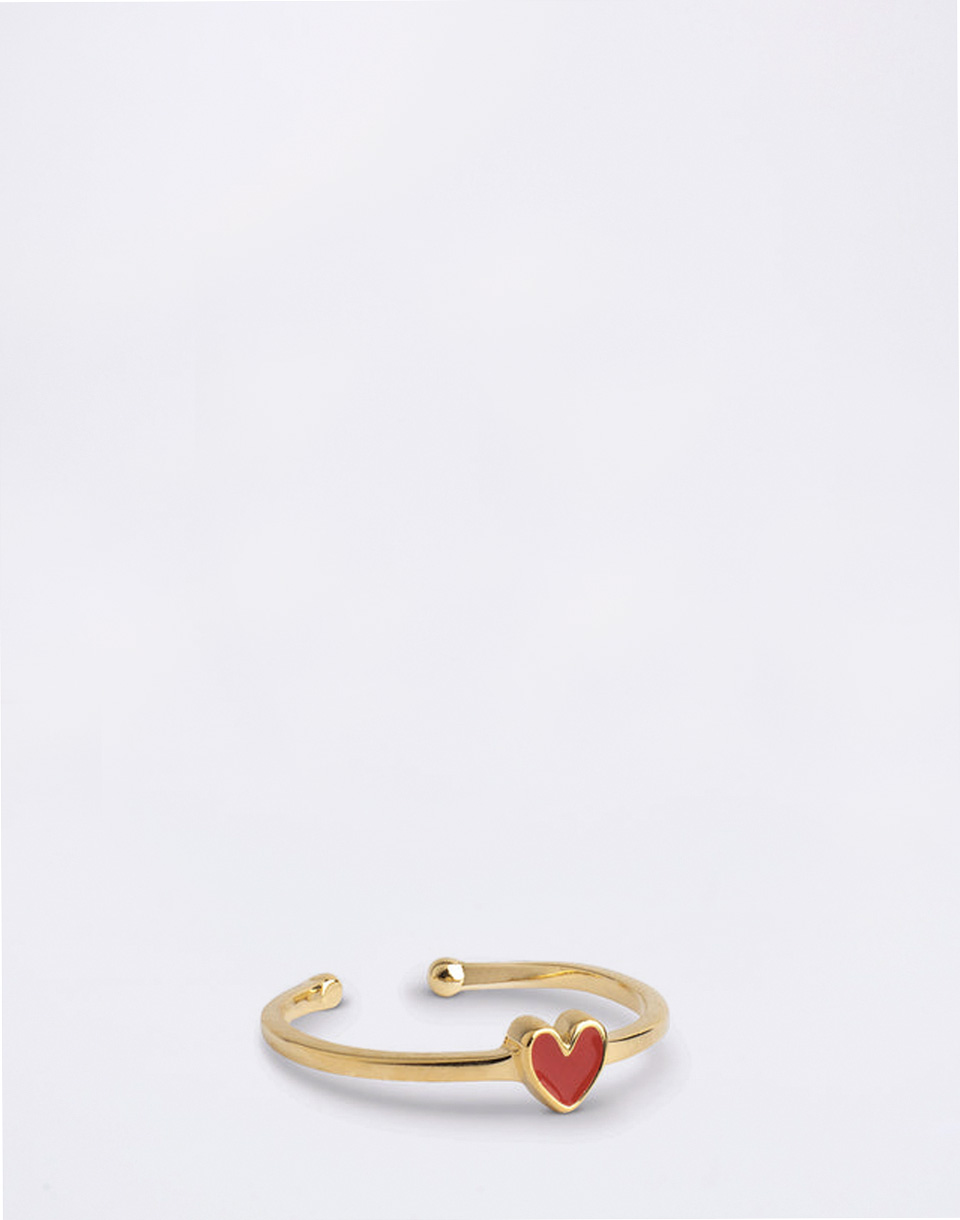 ENAMEL Copenhagen Ring, Amore Red 48-52