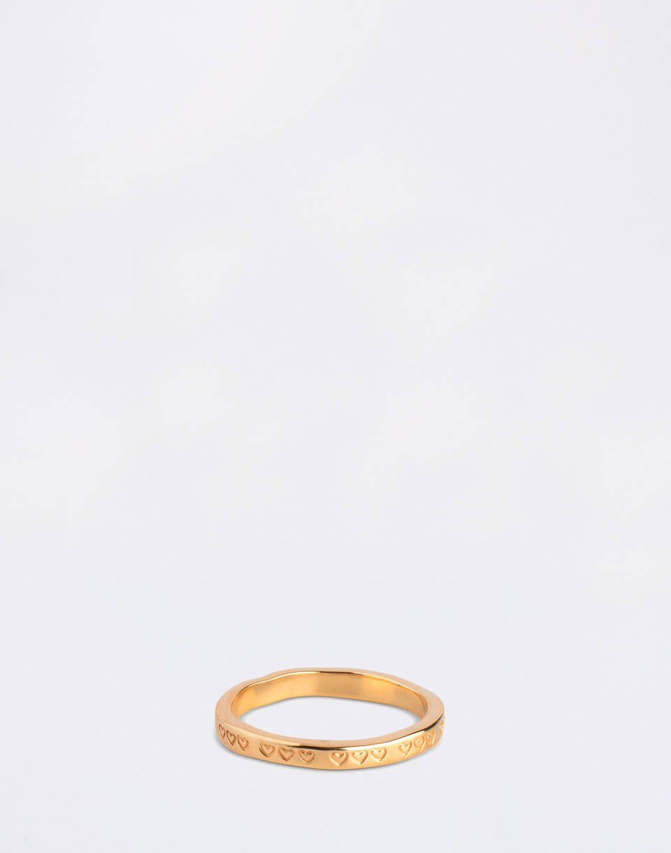 ENAMEL Copenhagen Ring, Heart 925S/GP 54