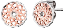 Engelsrufer Stříbrné bicolor náušnice Mandala ERE-DREAM-BI-ST