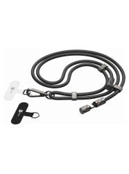 Erpower nabíjecí kabel Meatfly X Snake Lanyard Black | Černá | Velikost One Size