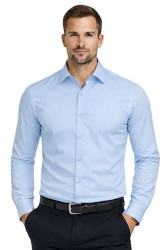 Espada - pánská košile Regular Fit - světle modrá