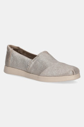 Espadrilky Toms CHAMPAGNE METALLIC SUEDE