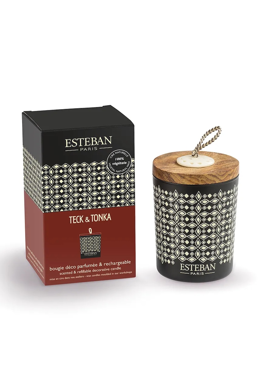 Esteban  Vonná svíčka  Teck & Tonka 180 g