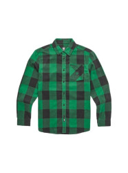 Etnies pánská košile Dig L/S Flannel Black/Green | Černá | Velikost XXL