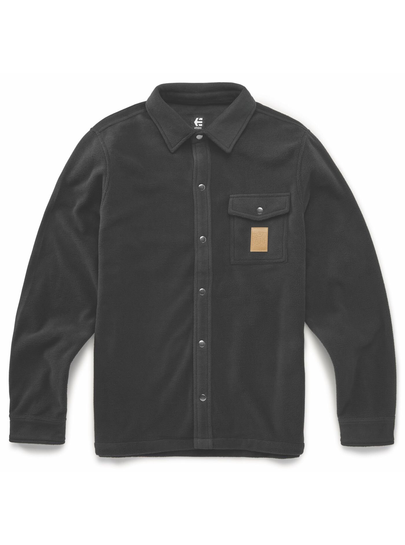 Etnies pánská košile Woodsman Fleece Black | Černá | Velikost XL