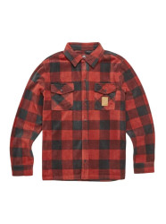 Etnies pánská košile Woodsman Fleece Brick | Červená | Velikost M
