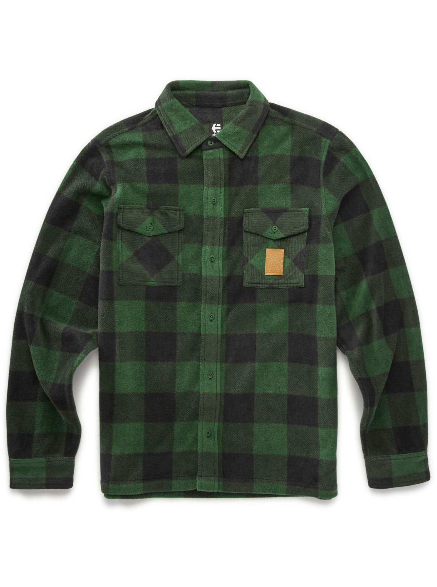 Etnies pánská košile Woodsman Fleece Olive | Zelená | Velikost M