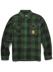 Etnies pánská košile Woodsman Fleece Olive | Zelená | Velikost M