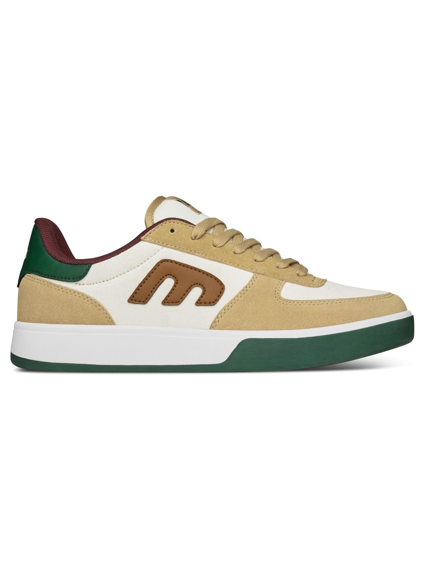 Etnies pánské boty Emerson X Skate Wild Tan / Green | Bílá | Velikost 8 US