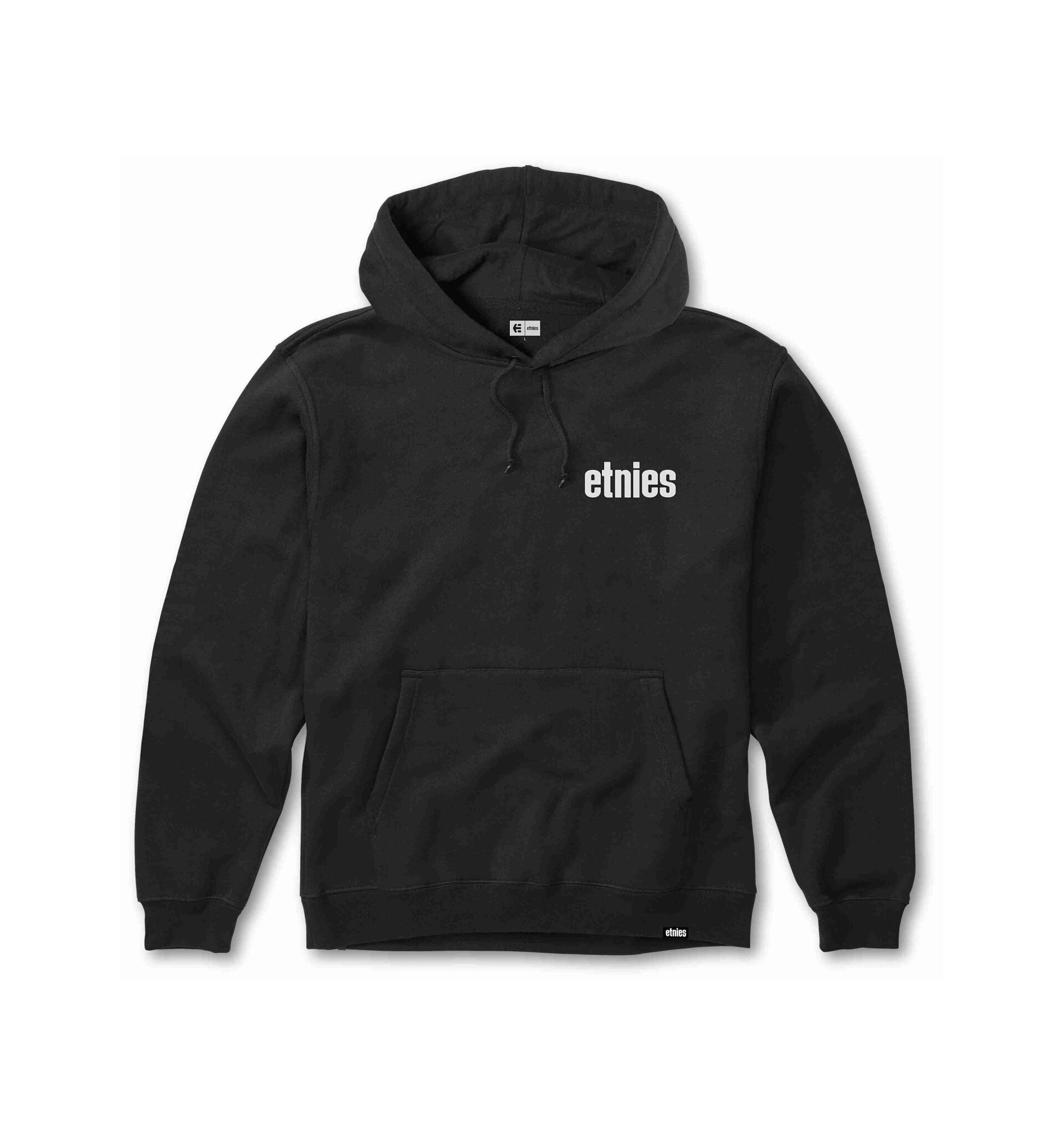 Etnies pánské mikina Wordmark Black / White | Černá | Velikost L