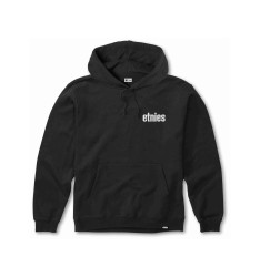 Etnies pánské mikina Wordmark Black / White | Černá | Velikost L