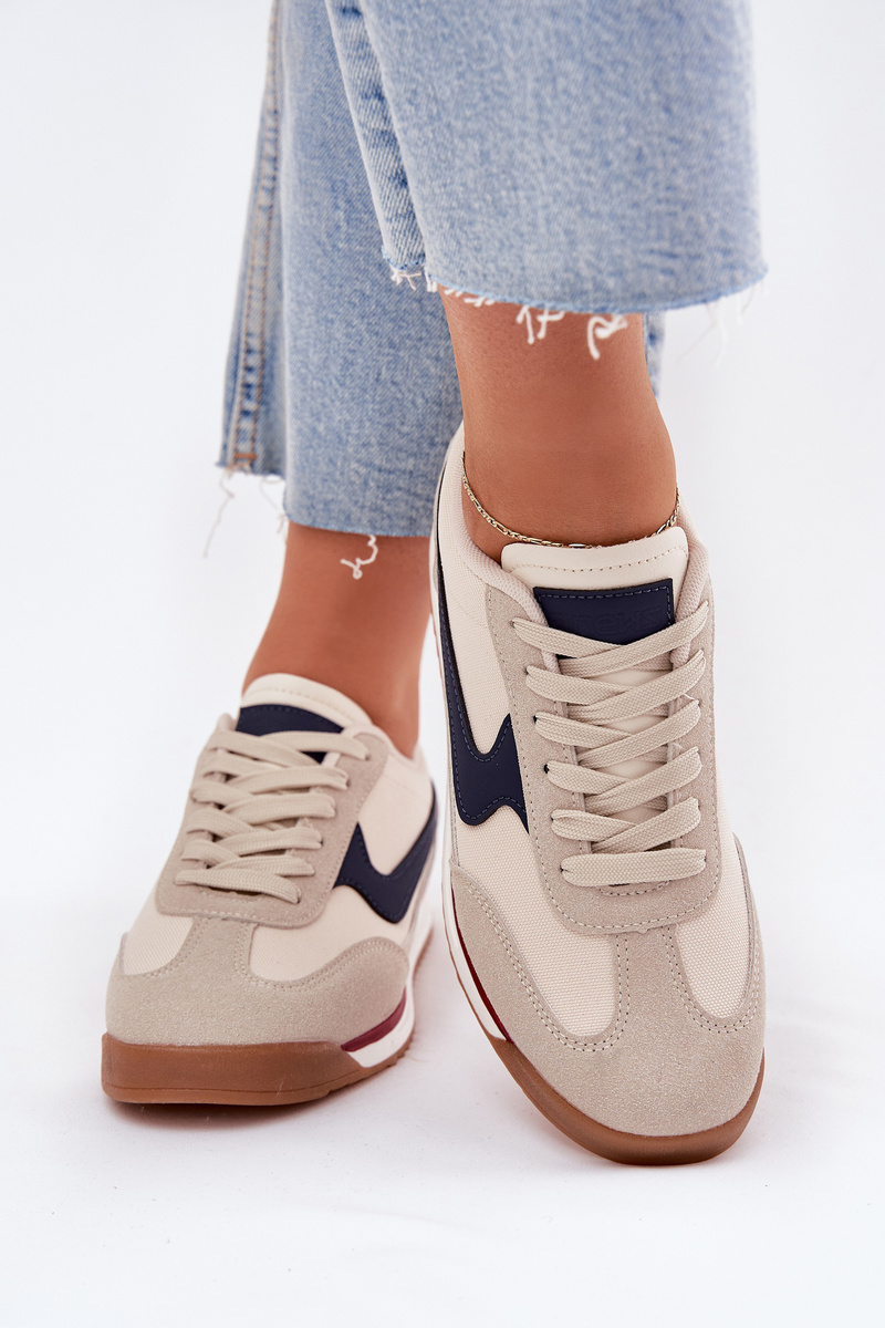 EVENTO Sportovní Boty Tenisky Dámské Béžové Zerina