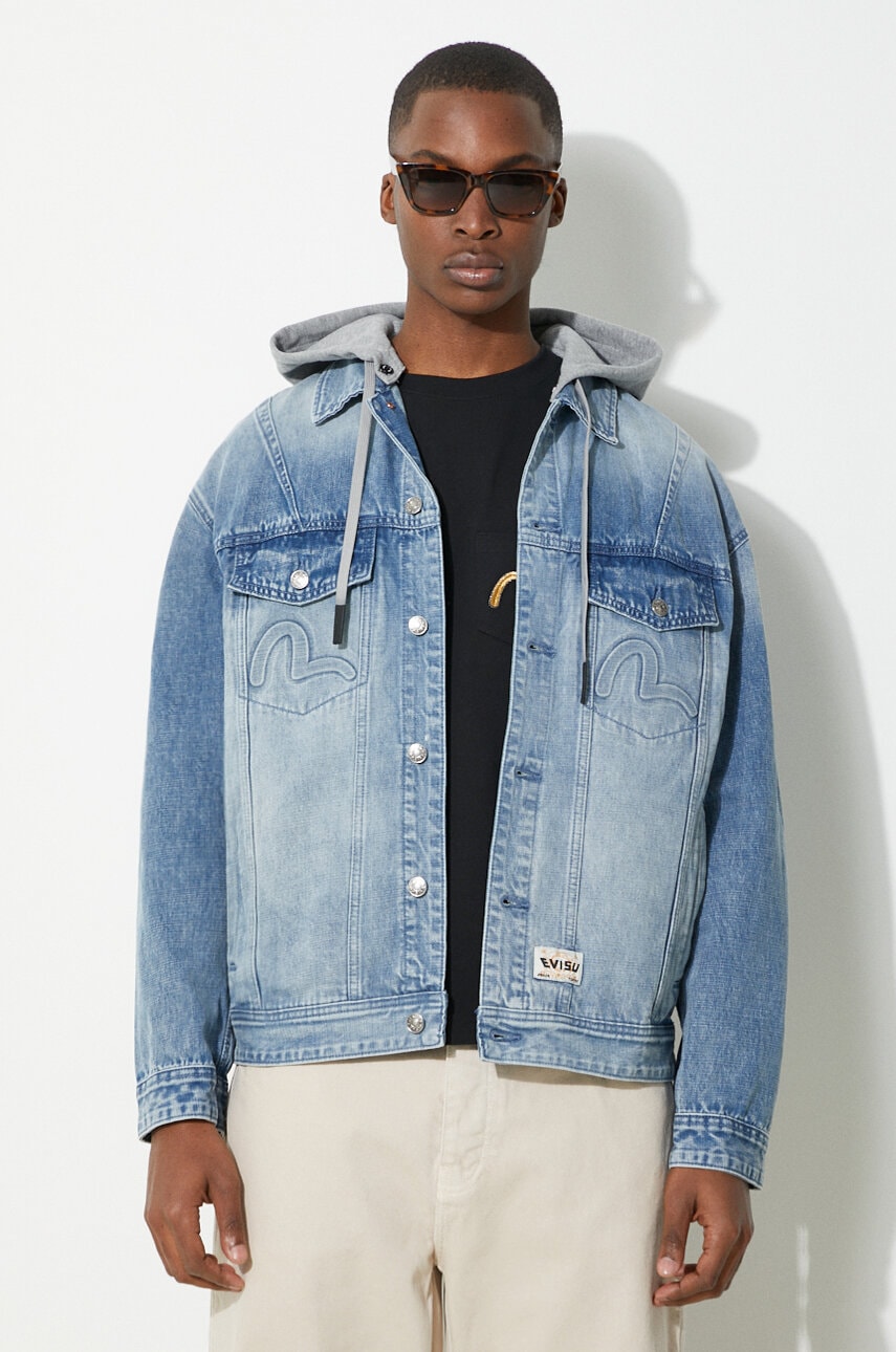 Evisu  Džínová bunda  Seagull &  Embossed