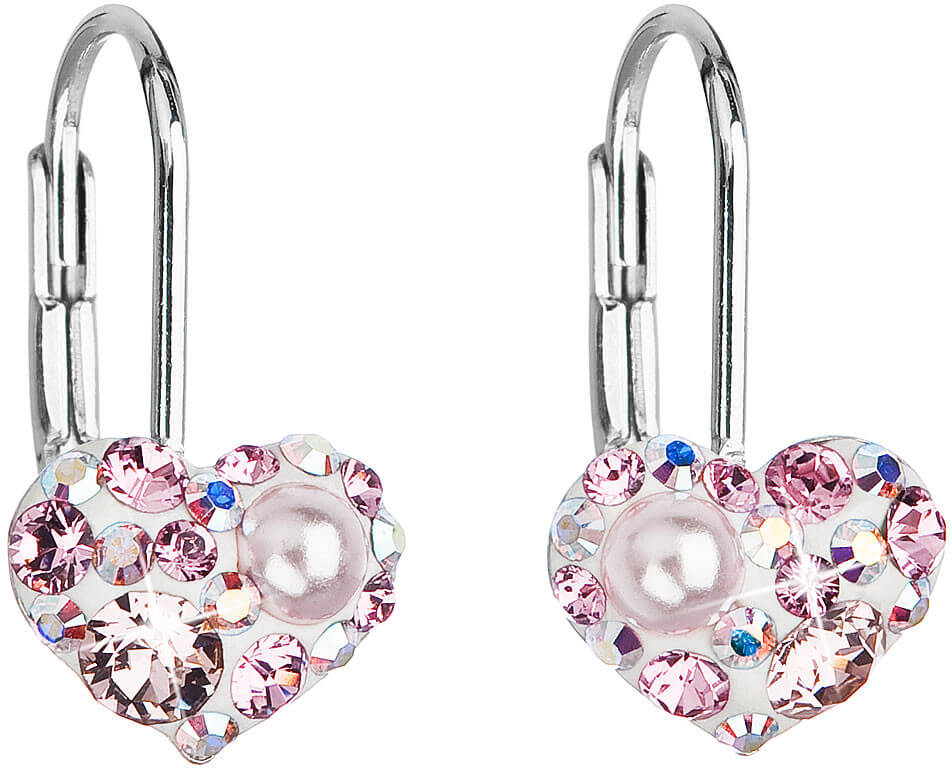 Evolution Group - Pavona Srdíčkové náušnice 31125.9 light rose