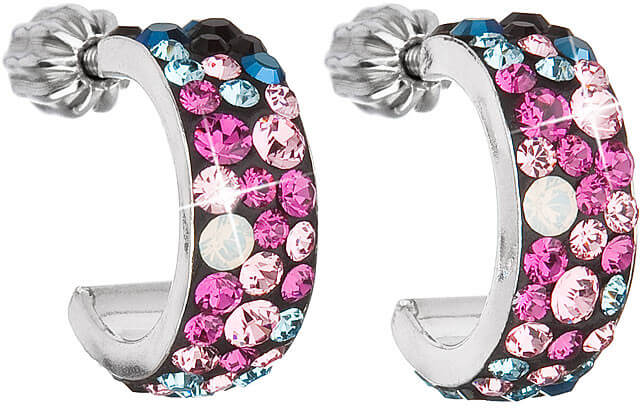 Evolution Group - Pavona Stylové náušnice s krystaly Galaxy 31118.4